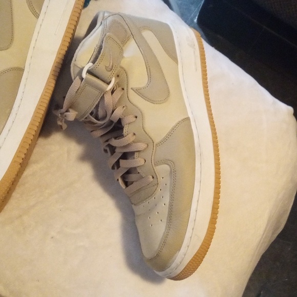 Nike Air Force 1 Mid '07 LX Shoes Limestone Rattan DV7585-200 Men's Size 13 - Picture 6 of 6